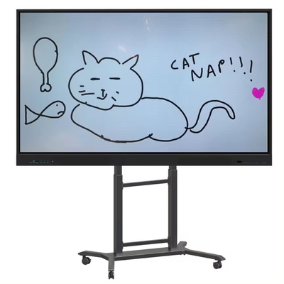Gaya baru Stand lantai elektronik Stand TV cerdas yang dapat disesuaikan Stand mobile mobile Trolley Mounts and Carts