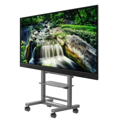 LCD Smart Board 65 Inch 20 Points Android 14 USB Wifi Sensor Cahaya Smart TV Komputer Untuk Presentasi Kantor Guru