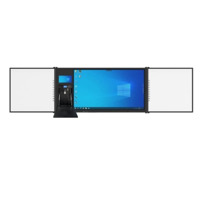 iBoard multimedia cerdas semua dalam satu pc android layar panel papan tulis interaktif dengan scanner kamera built-in