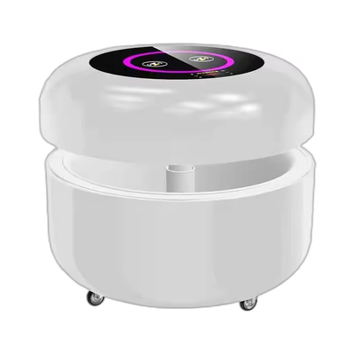 Kulkas Ponsel Pintar X1 Portabel dengan Roda Universal Penutup Pengangkat Hidrolik Kulkas 130L Pengisi Daya Nirkabel