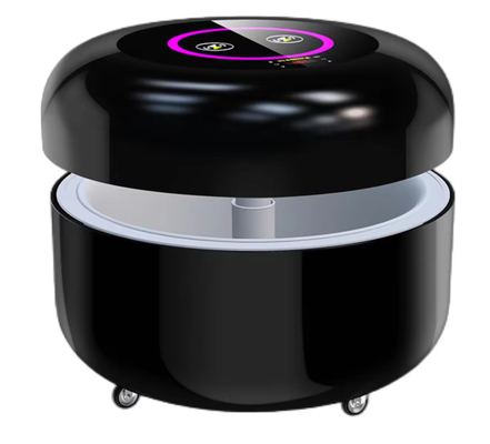 Kulkas Ponsel Pintar X1 Portabel dengan Roda Universal Penutup Pengangkat Hidrolik Kulkas 130L Pengisi Daya Nirkabel