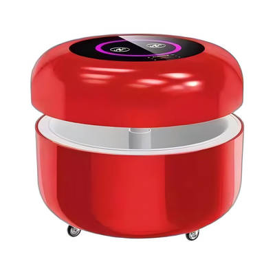 Kulkas Ponsel Pintar X1 Portabel dengan Roda Universal Penutup Pengangkat Hidrolik Kulkas 130L Pengisi Daya Nirkabel