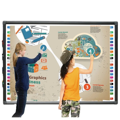 Infrared Touch Interactive Whiteboard dengan Upgrade Perangkat Lunak Seumur Hidup Gratis Interactive Whiteboard IWB