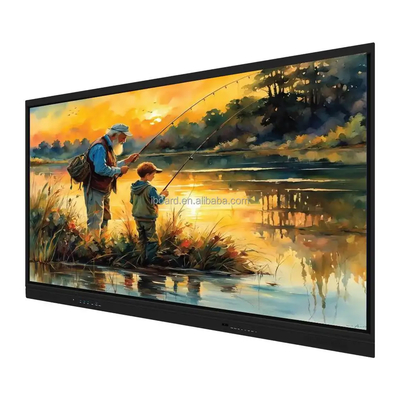 5000Rasio Kontras Goolge EDLA Sertifikasi Android 13 IR Touch Dispaly Interaktif Whiteboard Touch Screen Monitor