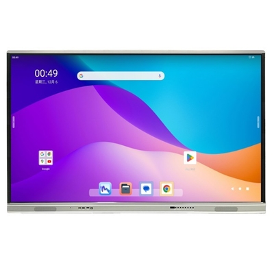 Google EDLA Bersertifikat Android 13 Touch Screen Monitor Interaktif Flat Panel Display Untuk Pendidikan Dan Konferensi