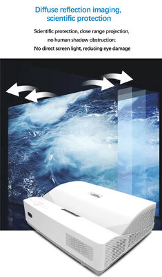 iBoard Murah DLP Laser Portable Projector 4K Whiteboard Ultra Short Throw Projector untuk kelas Papan Pengajaran Sekolah