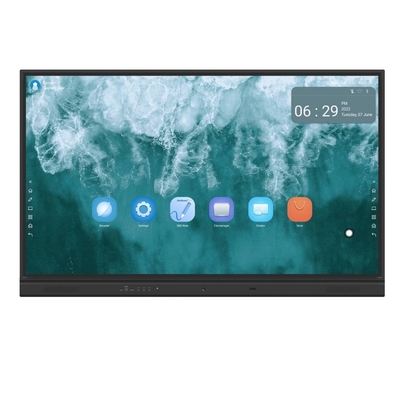 China pabrik Interaktif Flat Panel 40 Touch Monitor 98 inci HDMI USB PC terhubung untuk Guru pengusaha Pelatihan