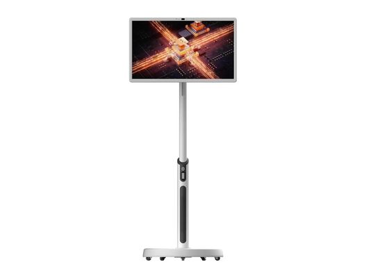32 Inch Interactive Infrared Touch Screen Movable Monitor dengan rasio kontras 1200: 1 kamera 13MP built-in