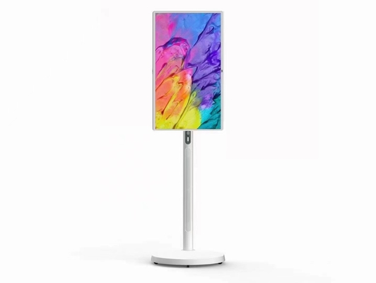 32 Inch Interactive Infrared Touch Screen Movable Monitor dengan rasio kontras 1200: 1 kamera 13MP built-in