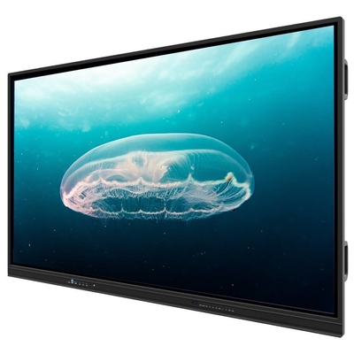 98 Inch Interactive Touch Screen Monitor kamera mikrofon speaker inbuilt android win os semua dalam satu pc untuk kantor konferensi
