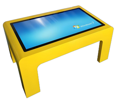 1080P 43 inci Capacitive Touch Screen Interaktif Kiosk tabel signage digital untuk pusat permainan kantor