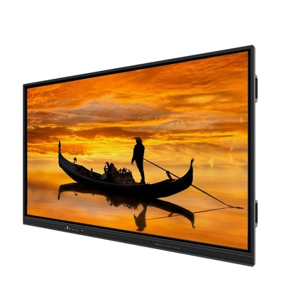 75 Inch LCD Smart Board Android 14 50 Touch Points Dengan VGA DP USB Port WIFI Bluetooth Untuk Pelatihan Kantor Sekolah