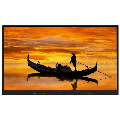 75 Inch LCD Smart Board Android 14 50 Touch Points Dengan VGA DP USB Port WIFI Bluetooth Untuk Pelatihan Kantor Sekolah