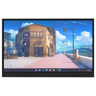 Layar Sentuh Interaktif 86 inci 4K Smart Board untuk Sekolah Perusahaan
