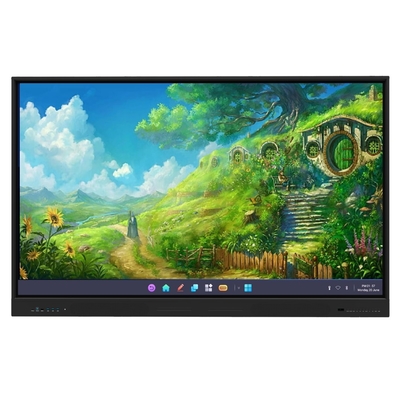 Layar Sentuh Interaktif 86 inci 4K Smart Board untuk Sekolah Perusahaan