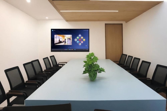 Interaktif Flat Panel Display, ukuran: 55'/65'/75'/86', Aluminium Frame ((Paint Baking Coating atau Metallic Surface), Baja Backshell, Tempered Glass, Digital Transition untuk Kelas dan Meeting Room