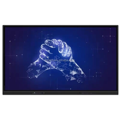 65 inci Resolusi 4K Multi-Touch Interaktif Flat Panel Smart Board untuk sekolah dan konferensi