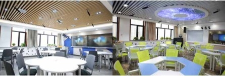 Resolusi 4K dan AC Power Supply Interaktif Flat Panel Display untuk Kuliah