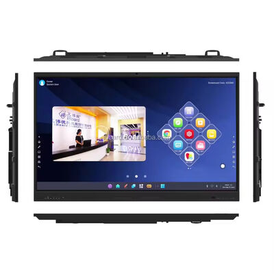 iBoard 65 75 86 98 Inch 4K Display Smart Board dengan Multi-Touch dan Android/Windows/Linux/Mac OS Interactive Whiteboard