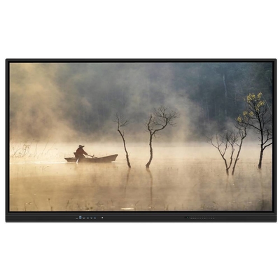 110 Inch Led Interactive Whiteboard Android OPS All in One Speaker Wifi BT 50 Points Laptop Alat pengajaran perangkat lunak untuk kantor universitas anak-anak perguruan tinggi Zoom Meeting