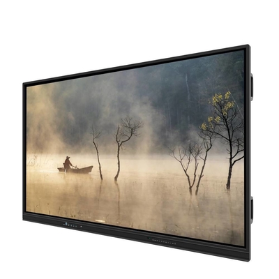 110 Inch Led Interactive Whiteboard Android OPS All in One Speaker Wifi BT 50 Points Laptop Alat pengajaran perangkat lunak untuk kantor universitas anak-anak perguruan tinggi Zoom Meeting