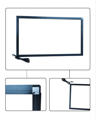 China Factory iBoard 32 43 55 Inch Infrared Touch 10 Points Open Overlay Frame untuk layar TV monitor video peralatan pendidikan dinding