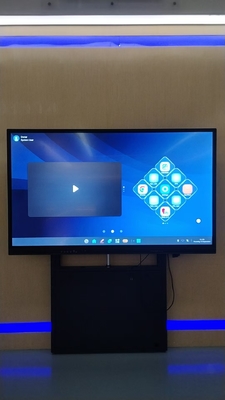 110 Inch IBoard Interactive Whiteboard Touch Screen TV Interactive Whiteboard Dengan Kamera 48MP, 4K UHD Touchscreen Display, Waktu Tanggapan 8ms, Android OS, Open App Ecosystem Untuk Konferensi Sekolah