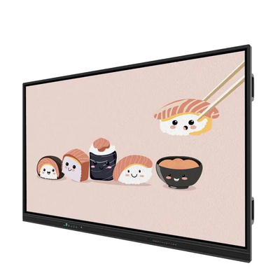 Metode Sentuh Pen Finger Smart Board Dengan built-in Speaker LCD Smart Board 65 75 86 98 Inch Pengajaran Perangkat Lunak Screen Recorder Screenshot Wireless Share Untuk Pelatihan Kelas Kantor