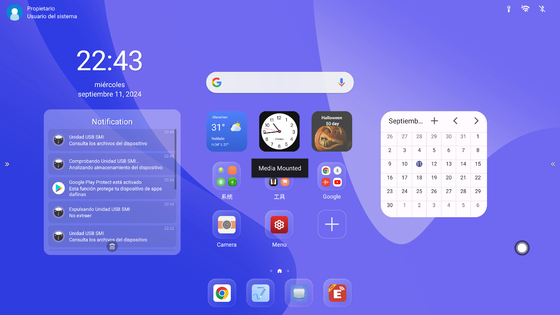Android terbaru14 (32+512GB) 75 Inch Interactive Flat Panel Untuk solusi High End