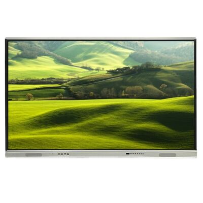 Panel Interaktif Datar 20 Titik Sentuh Resolusi 4K Android Papan Pintar untuk Ruang Kelas dan Konferensi