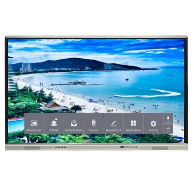 Ingscreen Smart Interactive Board 4K Touch Panel All In One Pc Monitor Interactive Flat Panel Untuk Konferensi Pendidikan