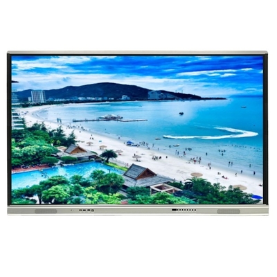 Versi Baru Sistem Android Panel Flat Interaktif Dengan Kontras Tinggi 1200:1 Dan Kecepatan Cursor 100 Dot/S 20 Touch Point didukung dengan layar berbagi interactive whiteboard