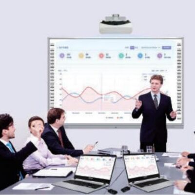 Interaktif Whiteboard Touch Screen TV merevolusi pendidikan dengan perangkat lunak yang kompatibel