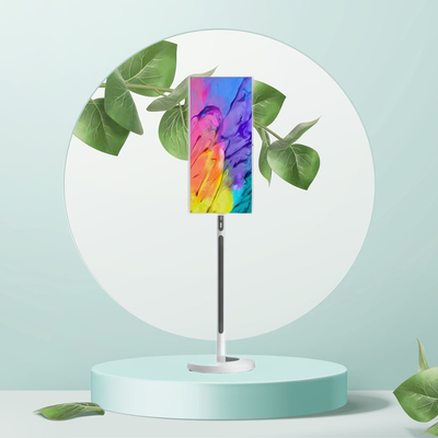 Portable 32 Inch Touch Screen Kiosk dengan Screen dengan 4096 Level Pressure Sensing Smart TV.
