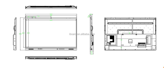 Opsional Dibangun-in Atau Eksternal Kamera Dan Mikrofon Interaktif Whiteboard dengan 2x 15W Speaker woofer Opsional