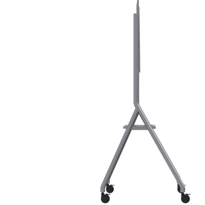 Mobil berdiri TV Trolley Cart untuk IR Interaktif papan tulis 55 "-86"