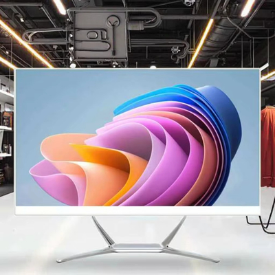 Pabrik OEM 21.5 '23.8' 27 Inch Desktop Monitor dengan Webcam All-in-one Android dan Win System dengan Capacitive Touch