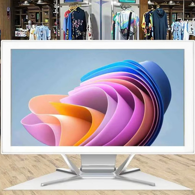 Pabrik OEM 21.5 '23.8' 27 Inch Desktop Monitor dengan Webcam All-in-one Android dan Win System dengan Capacitive Touch