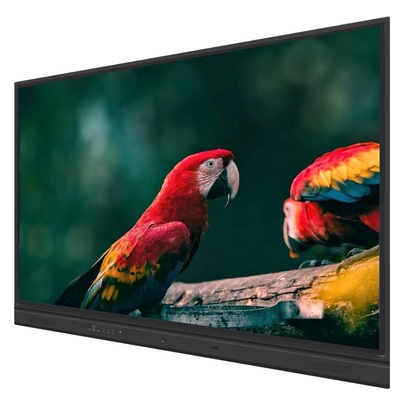 Iboard Interaktif Whiteboard 98 105 110 Inch Resolusi 4K Frame Aluminium Dengan Software Kantor Pengajaran Zoom Tim Meeting Kamera Mikrofon Opsional untuk Kelas Kantor