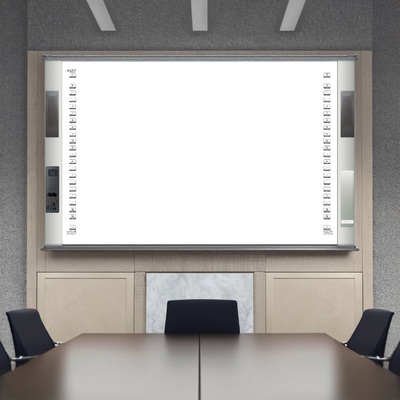 China Factory Direct All-In-One Interactive 20Touch Point IR Infrared Keramik 96 Inch Dual System Smart Boards Speaker 16:10 Side Bar Projector Boards Untuk Sekolah Universitas Dengan Perangkat Lunak Pengajaran