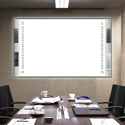 China Factory Direct All-In-One Interactive 20Touch Point IR Infrared Keramik 96 Inch Dual System Smart Boards Speaker 16:10 Side Bar Projector Boards Untuk Sekolah Universitas Dengan Perangkat Lunak Pengajaran