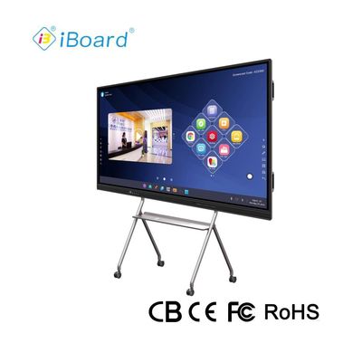 CIboard 65 Inch Smart TV Monitor Blackboard Interaktif Flat Panel Layar sentuh dengan semua dalam satu komputer peralatan pertemuan