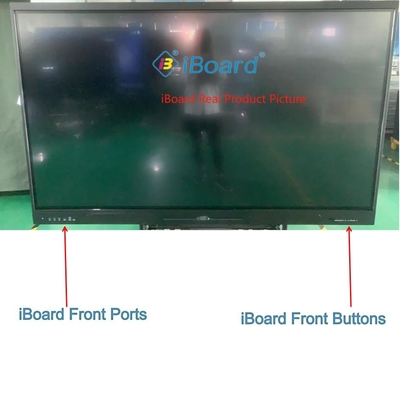 65'' Infrared Interactive Touch Screen Monitor Smart Board untuk Pendidikan Meeting Kantor Iklan Kelas