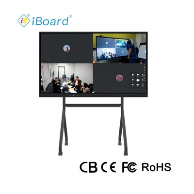 75 Inch Infrared Digital Whiteboard Touch Screen Interactive Touch Screen Monitor untuk Iklan Pertemuan Kelas