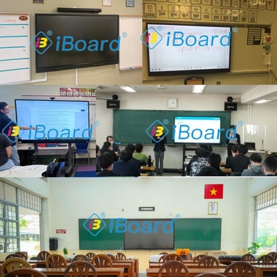 75 Inch Infrared Digital Whiteboard Touch Screen Interactive Touch Screen Monitor untuk Iklan Pertemuan Kelas