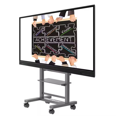 Harga Pabrik 4k 55 65 75 85 96 110 Inch Touch Screen Multi-bahasa Perangkat Lunak Lcd Smart Android Interaktif papan