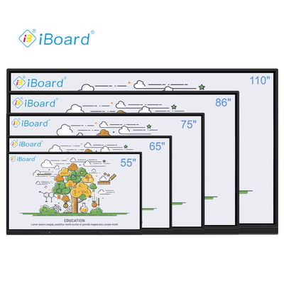 55 65 75 86 Inch 4K LCD Interaktif Whiteboard Digital Panel Smart Kelas Elektronik Digital Smart Board untuk Pengajaran