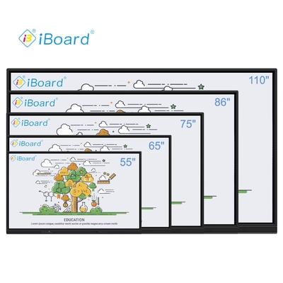 55 65 75 86 Inch 4K LCD Interaktif Whiteboard Digital Panel Smart Kelas Elektronik Digital Smart Board untuk Pengajaran