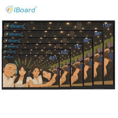 55 65 75 86 98 Inch 4K LCD Interaktif Whiteboard Touch Panel Smart Screen Kelas Papan Elektronik Digital Papan Pintar untuk Pengajaran