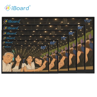 55 65 75 86 98 Inch 4K LCD Interaktif Whiteboard Touch Panel Smart Screen Kelas Papan Elektronik Digital Papan Pintar untuk Pengajaran
